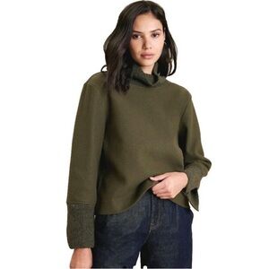 Banana Republic Brushed Turtleneck Sweatshirt